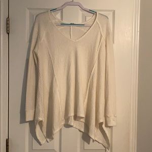 Light knit V neck pullover
